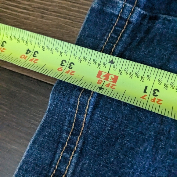 Unique Trendy Boho Denim Dress Tommy Hilfiger Medium Braided Accents - Picture 8 of 11